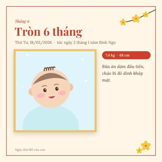 Trang trong sách mẫu Tết với cành mai